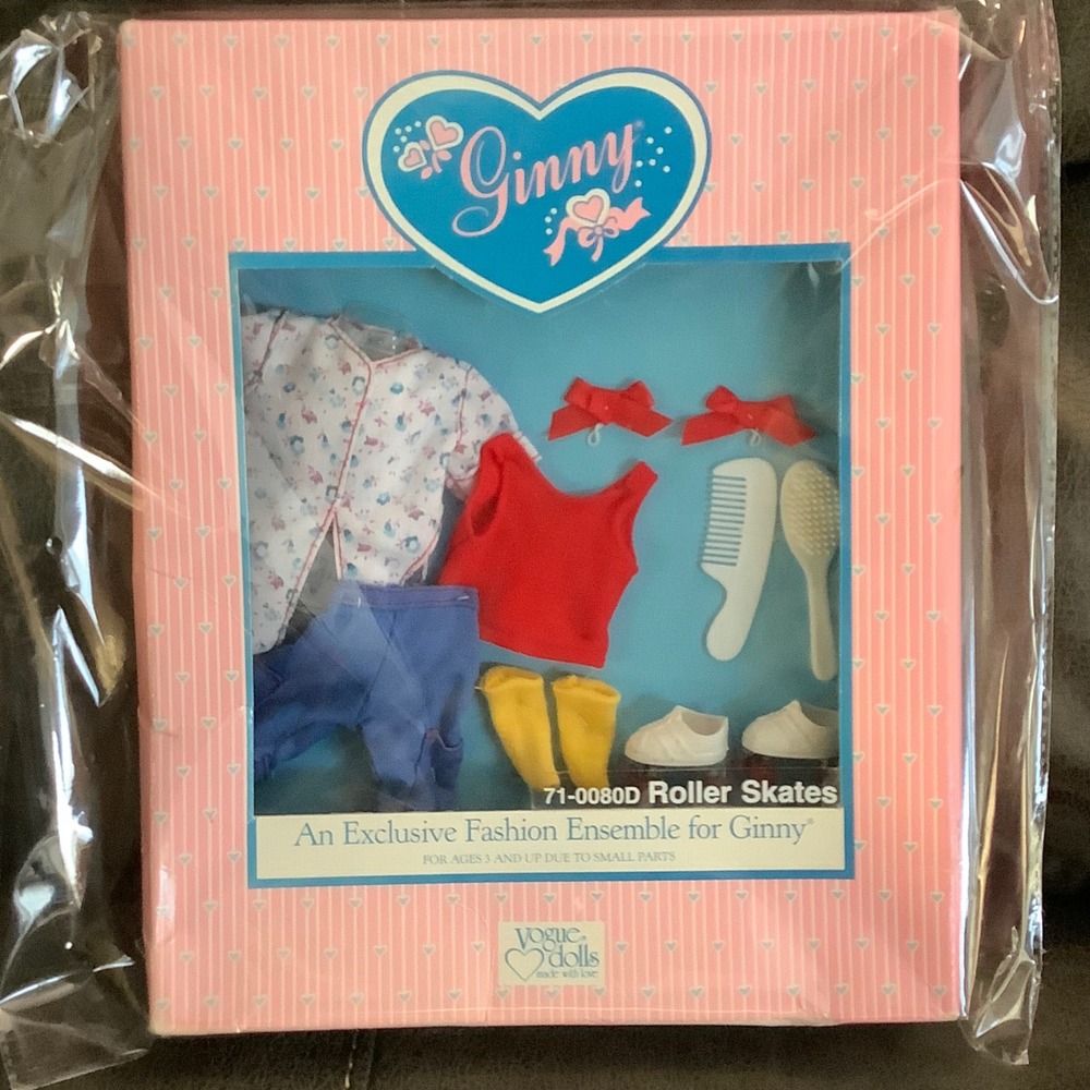 Vogue Ginny Doll Roller‎ Skates Exclusive Fashion Ensemble 71-0080D NIB Vintage